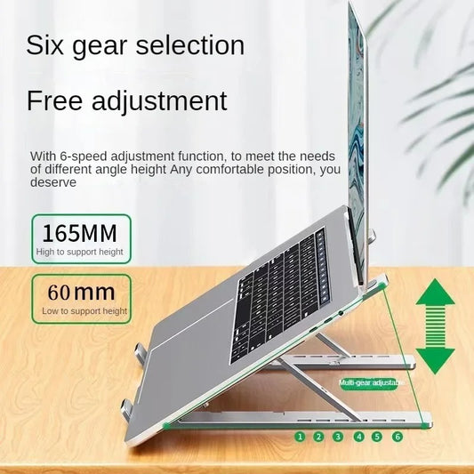 Laptop Stand Creative Folding Storage Bracket Fiber Plastic